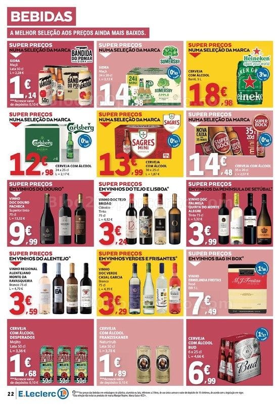 Antevisão Folheto E-LECLERC Promoções de 23 a 29 julho